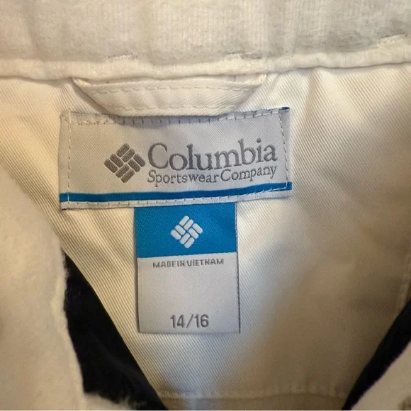 Columbia Youth White Snow Pants Size 14/16 - Picture 3 of 6